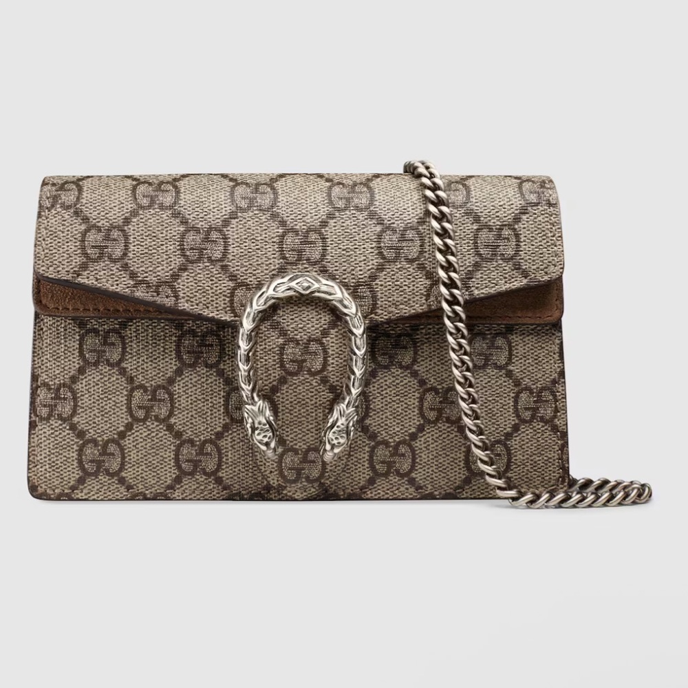 ✨FULL INCLUSION - GUCCI DIONYSUS Super Mini Bag GG Supreme Crossbody/Shoulder